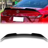W-Power ABS V-Style Rear Trunk Lip Duckbill Spoiler Wing For 2025 - 2027 Toyota Camry -Pearl Black