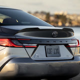 W-Power ABS V-Style Rear Trunk Lip Duckbill Spoiler Wing For 2025 - 2027 Toyota Camry -Carbon Fiber Look