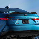 W-Power ABS V-Style Rear Trunk Lip Duckbill Spoiler Wing For 2025 - 2027 Toyota Camry -Carbon Fiber Look