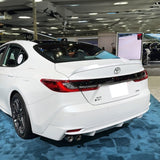 W-Power ABS V-Style Rear Trunk Lip Duckbill Spoiler Wing For 2025 - 2027 Toyota Camry -Pearl White