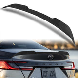 W-Power ABS V-Style Rear Trunk Lip Duckbill Spoiler Wing For 2025 - 2027 Toyota Camry -Unpainted Black