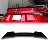 W-Power ABS F-Style Rear Trunk Lip Duckbill Spoiler Wing For 2021 - 2025 Lexus IS-Series -Pearl Black