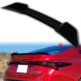 W-Power ABS F-Style Rear Trunk Lip Duckbill Spoiler Wing For 2021 - 2025 Lexus IS-Series -Pearl Black