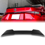 W-Power ABS F-Style Rear Trunk Lip Duckbill Spoiler Wing For 2021 - 2025 Lexus IS-Series -Carbon Fiber Look