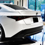 W-Power ABS F-Style Rear Trunk Lip Duckbill Spoiler Wing For 2021 - 2025 Lexus IS-Series -Pearl White