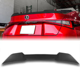 W-Power ABS F-Style Rear Trunk Lip Duckbill Spoiler Wing For 2021 - 2025 Lexus IS-Series -Unpainted Black
