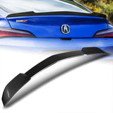 W-Power ABS V-Style Rear Trunk Lip Duckbill Spoiler Wing For 2023 - 2026 Acura Integra -Carbon Fiber Look