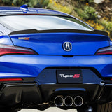 W-Power ABS V-Style Rear Trunk Lip Duckbill Spoiler Wing For 2023 - 2026 Acura Integra -Unpainted Matte Black