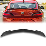 W-Power ABS V-Style Rear Trunk Lip Duckbill Spoiler Wing For 2023 - 2026 Acura Integra -Unpainted Matte Black