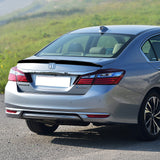 W-Power ABS OE-Style Rear Trunk Lip Duckbill Spoiler Wing For 2013 - 2017 Honda Accord 4-DR/Sedan -Pearl Black
