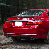 W-Power ABS OE-Style Rear Trunk Lip Duckbill Spoiler Wing For 2013 - 2017 Honda Accord 4-DR/Sedan -Unpainted Matte Black