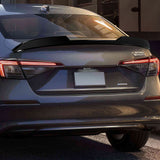 W-Power ABS STP-Style Rear Trunk Lip Duckbill Spoiler Wing For 2022 - 2026 Honda Civic 4-DR/Sedan -Pearl Black