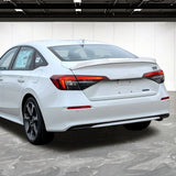 W-Power ABS STP-Style Rear Trunk Lip Duckbill Spoiler Wing For 2022 - 2026 Honda Civic 4-DR/Sedan -Pearl White
