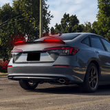 W-Power ABS STP-Style Rear Trunk Lip Duckbill Spoiler Wing with LED Sequential Light For 2022-2026 Honda Civic 4-DR/Sedan -Pearl Black