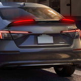 W-Power ABS STP-Style Rear Trunk Lip Duckbill Spoiler Wing with LED Sequential Light For 2022-2026 Honda Civic 4-DR/Sedan -Pearl Black