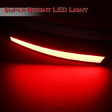 W-Power ABS STP-Style Rear Trunk Lip Duckbill Spoiler Wing with LED Sequential Light For 2022-2026 Honda Civic 4-DR/Sedan -Pearl Black