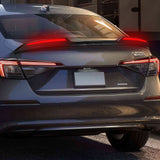 W-Power ABS STP-Style Rear Trunk Lip Duckbill Spoiler Wing with LED Sequential Light For 2022-2026 Honda Civic 4-DR/Sedan -Carbon Fiber Look