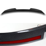 W-Power ABS STP-Style Rear Trunk Lip Duckbill Spoiler Wing with LED Sequential Light For 2022-2026 Honda Civic 4-DR/Sedan -Carbon Fiber Look