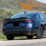 W-Power ABS STP-Style Rear Trunk Lip Duckbill Spoiler Wing For 2023 - 2026 Honda Accord 4-DR/Sedan -Carbon Fiber Look