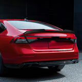 W-Power ABS STP-Style Rear Trunk Lip Duckbill Spoiler Wing For 2023 - 2026 Honda Accord 4-DR/Sedan -Carbon Fiber Look
