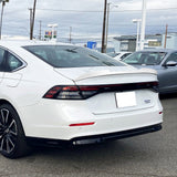 W-Power ABS STP-Style Rear Trunk Lip Duckbill Spoiler Wing For 2023 - 2026 Honda Accord 4-DR/Sedan -Pearl White