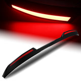 W-Power ABS STP-Style Rear Trunk Lip Duckbill Spoiler Wing with LED Sequential Light For 2023-2026 Honda Accord 4-DR/Sedan -Pearl Black