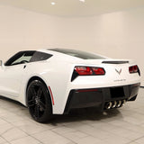 ZR51-Style Rear Trunk Lip Duckbill Spoiler ABS Wing For 2014 - 2019 Chevrolet Chevy Corvette C7 -Pearl White