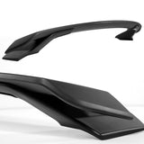 HP-Style Rear Trunk Lip Spoiler Wing For 2022-2025 Honda Civic Sedan 4-DR -ABS Unpainted Matte Black