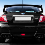 For 2008-2014 Subaru Impreza WRX Painted Black ABS Rear Trunk Spoiler Wing