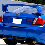 For 2008-2014 Subaru Impreza WRX Painted Blue ABS Rear Trunk Spoiler Wing
