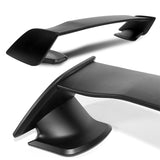 OE-Style Rear Trunk Lip Spoiler Wing For 2022-2025 Subaru WRX STi Sedan 4-DR -ABS Unpainted Matte Black