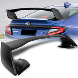 OE-Style Rear Trunk Lip Spoiler Wing For 2022-2025 Subaru WRX STi Sedan 4-DR -ABS Unpainted Matte Black