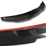 V-Style Rear Trunk Lip Duckbill Spoiler Wing For 2019-2025 BMW 3-Series G20 G28 -Real Carbon Fiber
