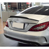 PSM-Style Rear Trunk Lip Spoiler Wing For 2012-2018 Mercedes-Benz CLS-Class W218 4-DR / Sedan -Real Carbon Fiber