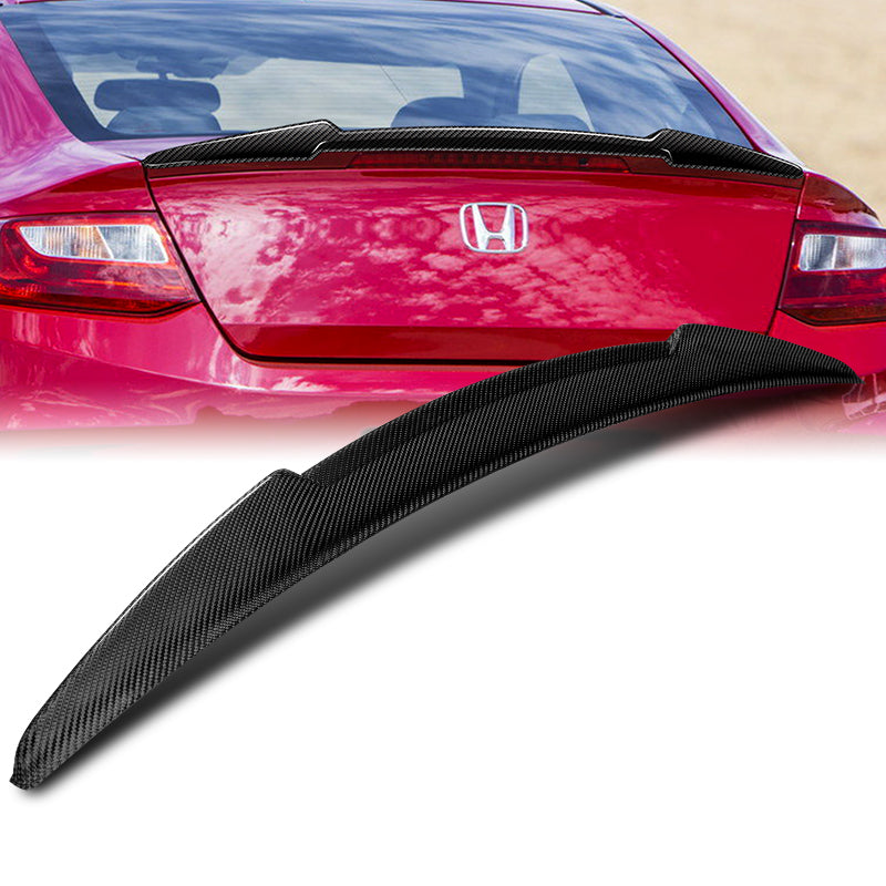DTM Real Carbon Fiber Trunk Spoiler Wing For Honda Accord Sedan 2013-2017