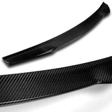 V-Style Rear Trunk Lip Spoiler Wing For 2017-2021 Honda Civic Hatchback -Real Carbon Fiber