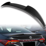 V-Style Rear Trunk Lip Spoiler Wing For 2019-2022 Toyota Avalon -Real Carbon Fiber