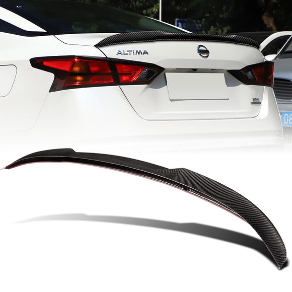 For 2019-2023 Nissan Altima 4DR WP-Style Real Carbon Fiber Trunk Lid Spoiler Wing