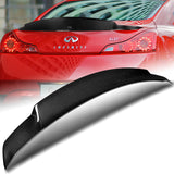 STP-Style Rear Trunk Lip Duckbill Spoiler Wing For 2008-2013 Infiniti G37 2-DR / Coupe -Real Carbon Fiber