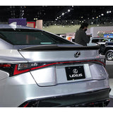 F-Style Rear Trunk Lip Spoiler Wing For 2021 - 2025 Lexus IS300 IS350 IS500 -Real Carbon Fiber