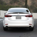 V-Style Rear Trunk Lip Duckbill Spoiler Wing For 2019-2021 Mazda 6 Axela 4-DR / Sedan -Real Carbon Fiber