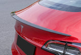 OE-Style Rear Trunk Lip Spoiler Wing For 2017-2023 Tesla Model 3 -Real Carbon Fiber