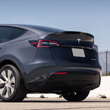 OE-Style Rear Trunk Lip Spoiler Wing For 2020-2024 Tesla Model Y -Real Carbon Fiber