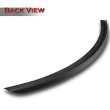 OE-Style Rear Trunk Lip Spoiler Wing For 2012-2024 Tesla Model S -Matte Carbon Fiber