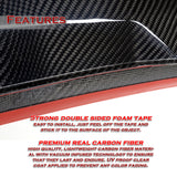 For 2020-2024 Tesla Model Y Real Carbon Fiber VIP-Style Trunk Lid Spoiler Wing