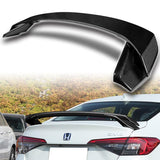HP-Style Rear Trunk Lip Spoiler Wing For 2022-2025 Honda Civic Sedan -Real Carbon Fiber