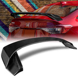 HP-Style Rear Trunk Lip Spoiler Wing For 2022-2025 Honda Civic Sedan -Real Carbon Fiber