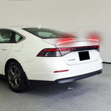 W-Power ABS STP-Style Rear Trunk Lip Duckbill Spoiler Wing with LED Sequential Light For 2023-2026 Honda Accord 4-DR/Sedan -Pearl White