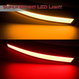 W-Power ABS STP-Style Rear Trunk Lip Duckbill Spoiler Wing with LED Sequential Light For 2014-2024 Infiniti Q50 - Carbon Fiber Look