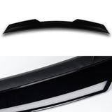 W-Power ABS STP-Style Rear Trunk Lip Duckbill Spoiler Wing with LED Sequential Light For 2018-2023 Kia Stinger - Pearl Black